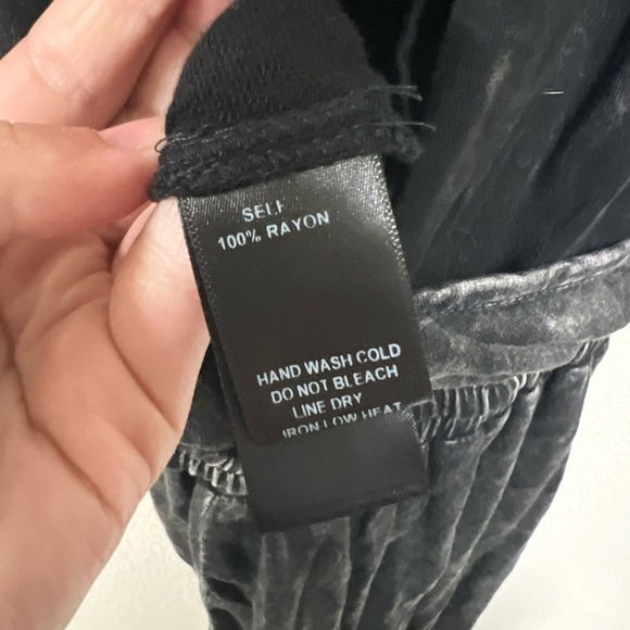 Promesa Women's True To You Vintage Washed Grey Drawstring Jumpsuit Size Small - Picture 11 of 12